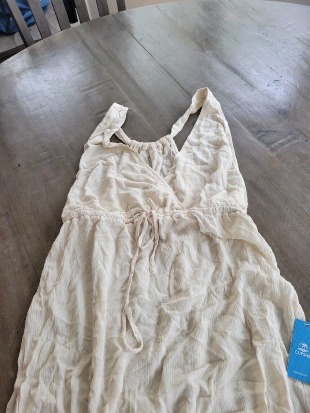 Women's Cupshe Dress, Cream, Size M